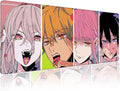 RGB Anime Mouse Pad Water Resist Keyboard PadMouse Pads with Non-Slip Rubber BaseOffice Computer Key Board Mousepad Computer Keyboard Mousepads Mat 800 x 300mm / 31.5×11.8 inches (4)