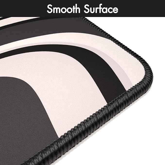 Gamer Boss - Gaming Mouse Pad - 48 x 24 Inches - 4mm Thick with Stitched Edges Non-Slip Rubber Base Premium Cloth Mousepad Desk Mat for Laptop Keyboard Computer &amp PC (Mega Swirl)