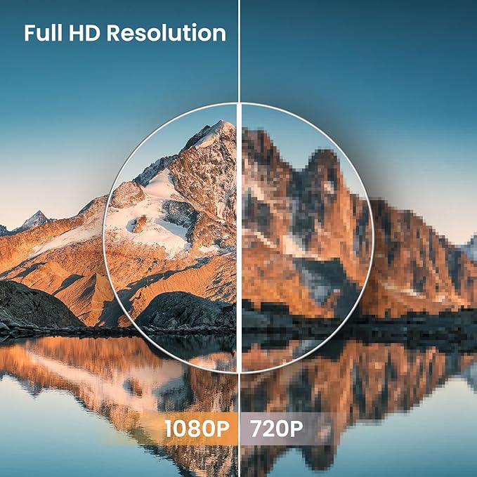ArcticPro 24 inch Monitor 120Hz FHD 1080p Computer Monitor IPS 99% sRGB Adaptive Sync 1ms Response Time 3-Sided Frameless Ultra Slim VESA Mountable Anti-Blue Light Design HDMI &amp VGA Por