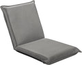 Auténtico Grey Floor Chair Video Gaming Chair High Back Chair Cushion 6 Adjustable Backrest Positions Thick Padded Soft Cushion Provide Extra Seating Great for Reading Watching TV Playing Games