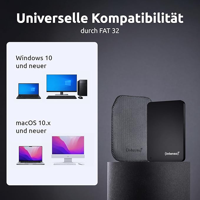 Intenso 6023560 1TB Memory Drive USB 3.0 2.5 External Hard Drive