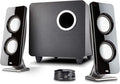 Cyber Acoustics CA-3610 2.1 Multimedia Speaker System with Subwoofer Perfect Computer Speakers for PC or Mac Great for Music Movies and Gaming