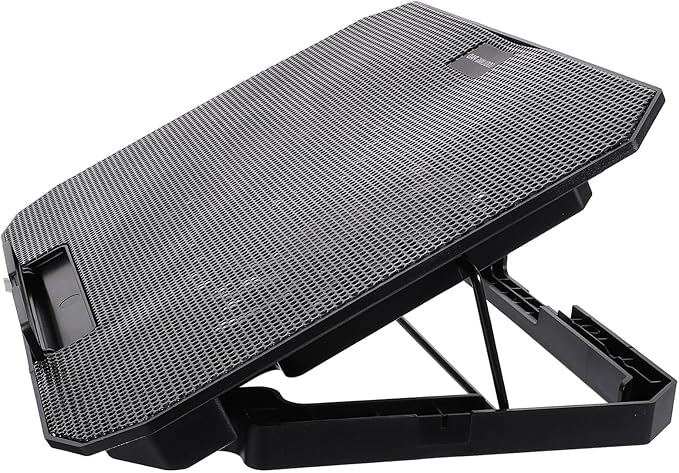 BESPORTBLE Laptop Cooler Stand with Dual Quiet Fans USB Powered Radiator for Notebook Heat Dissipation and Silent Cooling Material