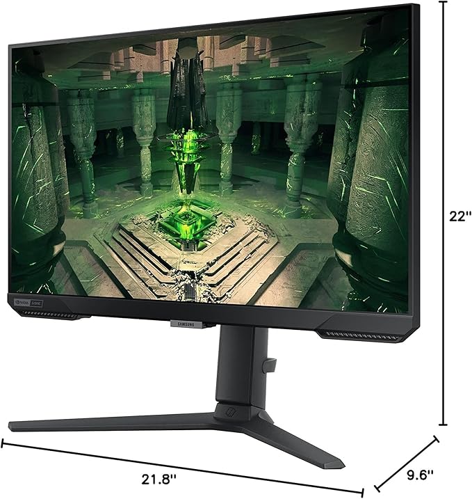 SAMSUNG 25 Odyssey G4 Series FHD Gaming Monitor IPS 240Hz 1ms G-Sync Compatible AMD FreeSync Premium HDR10 Ultrawide Game View DisplayPort HDMI Fully Adjustable Stand LS25BG402ENXGO