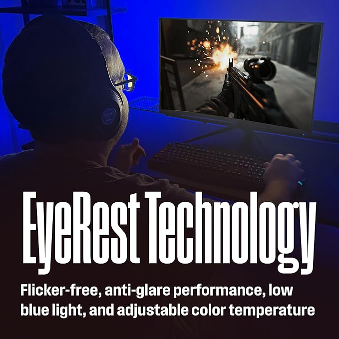 Westinghouse 32 Inch Curved Full HD Gaming Monitor 240Hz AMD FreeSync Support Low Motion Blur 1500R Curve 1920 x 1080 for PC Games with Built in Speakers DisplayPort HDMI