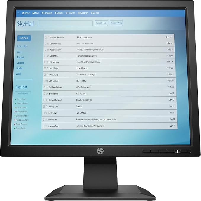 HP P174 LED Display 432 cm (17) SXGA Nero