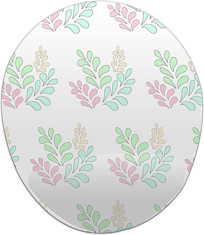 Ergonomic Mouse Pad with Wrist Rest Digital Printed Mouse Mat for Tendon Sheath Problems Non-Slip Base for Office and Home Size: 20 x 23 cm