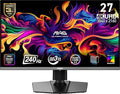 msi MAG 272UP QD-OLED X24 26.5-inch 3840 x 2160 (UHD) Gaming Monitor 240Hz AMD Adaptive-Sync HDR Ready HDMI VGA Port VESA Mountable Tilt 4-Side Slim Bezel 0.03ms Black