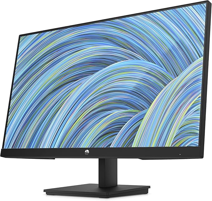 HP 24 FHD VA Monitor Full HD 1920 x 1080 LCD Display 5ms Response Time 75Hz Refresh Rate 16:9 Aspect Ratio 250 Nit FreeSync 3000:1 Contrast Ratio with 5ave HDMI Cable Flat-Black