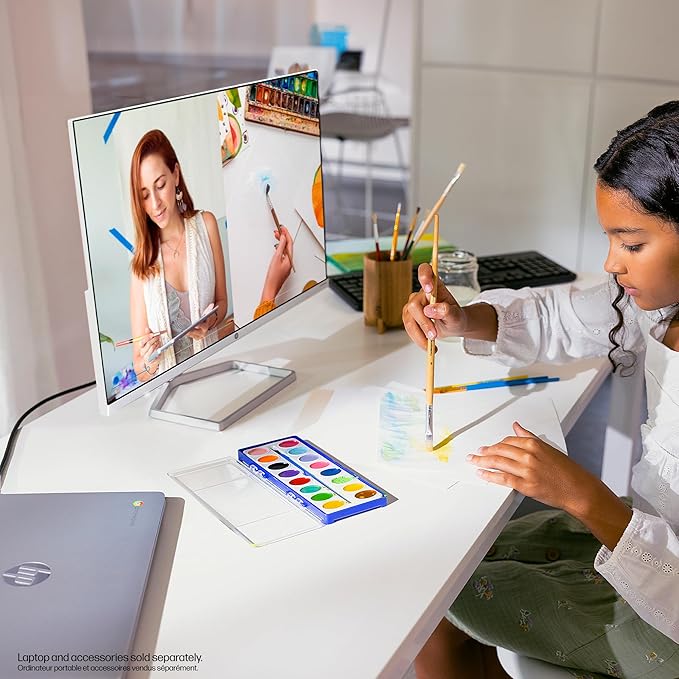 HP Series 5 24 inch FHD Monitor Full HD Display (1920 x 1080) IPS Panel 99% sRGB 1500:1 Contrast Ratio 300 nits Eye Ease with Eyesafe Certification 524sw (2024)