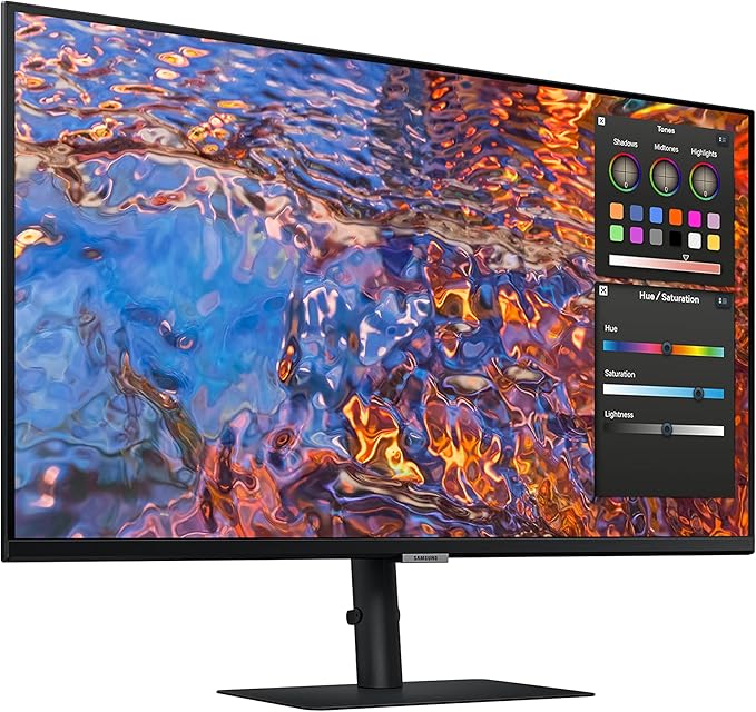 SAMSUNG 32-Inch ViewFinity S80PB Series UHD Monitor DCI-P3 98% VESA DisplayHDR 600 IPS Panel Matte Display USB-C PIP/PBP Intelligent Eye Care LS32B806PXNXGO 2023