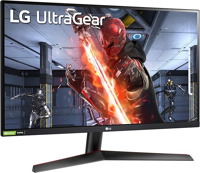 LG 27GN600-B Ultragear 27 IPS LED FHD G-Sync Compatible Monitor with HDR (DisplayPort HDMI) - Black