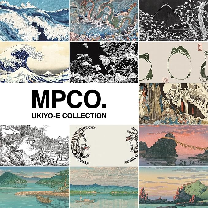 MPCO. Original Large Gaming Desk Mat – 36 x 17 Duraglyde Ukiyo-E Lake Hamana Full Desk Mouse Pad for Smooth Precision – Non-Slip Washable Extra-Large PC Mouse Pad for Gaming Sessions