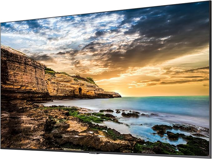 SAMSUNG 43” QET Series LFD Display with Integrated MagicInfo Lite Player Crystal 4K Processor and UHD Resolution 8ms Response Time 300 nit Home UI Built-in Speakers LH43QETELGCXZA