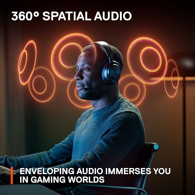 SteelSeries Arctis Nova Pro Wireless Xbox Multi-System Gaming Headset - Premium Hi-Fi Drivers - Active Noise Cancellation Infinity Power System - Stealth Mic - Xbox PC PS5 PS4 Switch Mobile