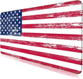 American Flag XXL Extended Mouse Pad Laptop Pad Waterproof Non Slip Gaming Office and Home Stitching Edge Table Pad 35.4 x 15.7 x 0.12 Inches