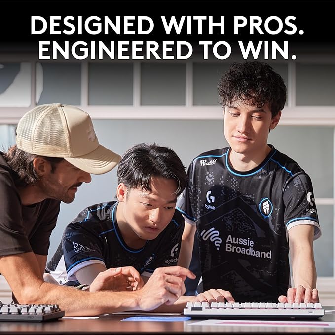 Logitech G PRO X TKL Rapid (Tenkeyless) Wired Gaming Keyboard: Magnetic Analog Switches with Rapid Trigger Lightsync RGB Detachable USB-C Cable Volume Roller &amp Media Buttons - Magenta