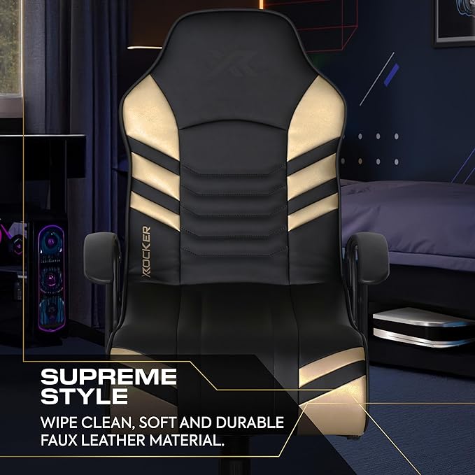 X Rocker PC Computer Gaming Desk Chair Built-in Audio College Dorm Essentials for Guys and Girls Bedroom Dorm Room Essentials Foldable Gifts for Gamers