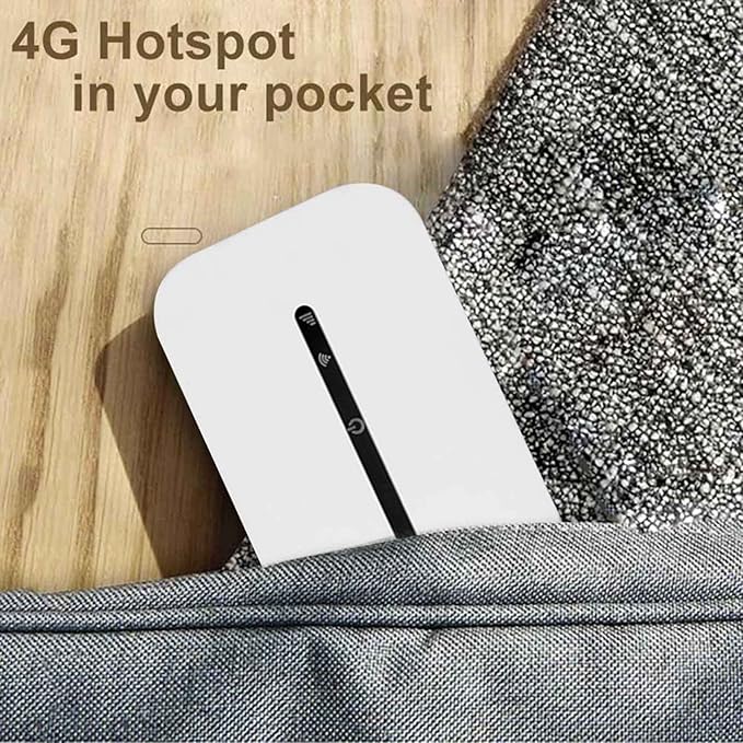 2X 4G Pocket MiFi WiFi Router 150Mbps WiFi Modem Car Mobile WiFi Wireless Hotspot with Sim Card Slot Portable WiFi