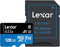 Lexar High Performance 633x 128GB microSD/microSDXC UHS-I Card [Eco-Friendly Packaging]