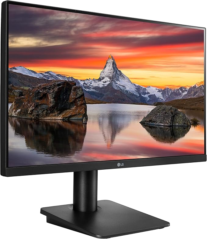 LG 24MP450-B Monitor 24 Full HD (1920 x 1080) IPS Display 3-Side Virtually Borderless Design AMD FreeSync 5ms GtG Response Time Reader Mode OnScreen Control with Screen Split