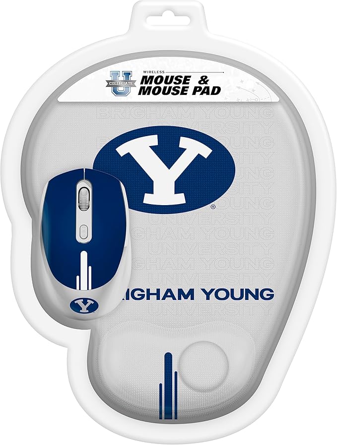 SOAR NCAA Unisex Wireless Mouse and Mouse Pad