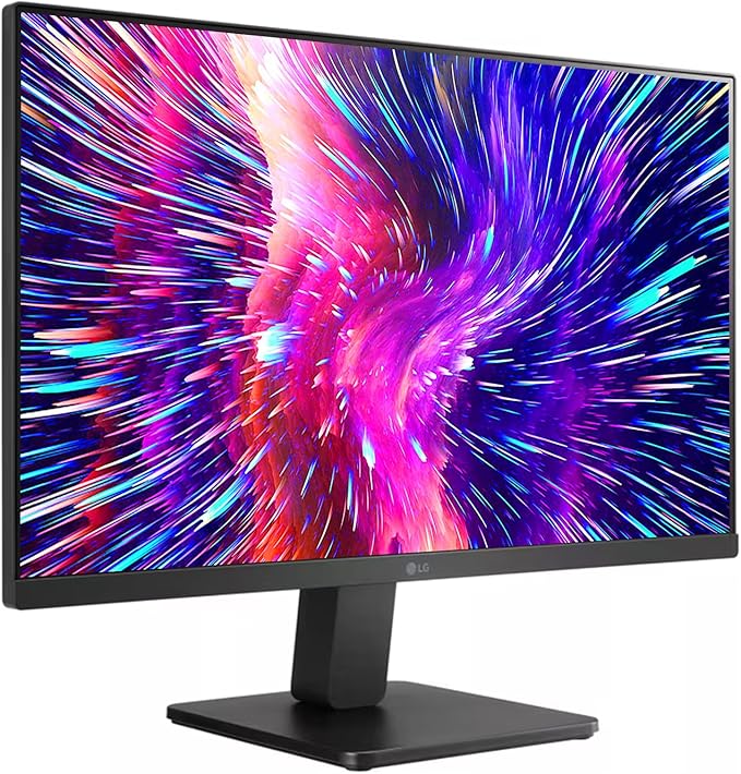 LG 24 inch FHD IPS 100Hz Monitor AMD FreeSync 99% sRGB Black Stabilizer &amp Flicker Safe Anti-Glare 3-Side Borderless Display OnScreen Control VESA Mountable HDMI &amp VGA Tilt Adjustable