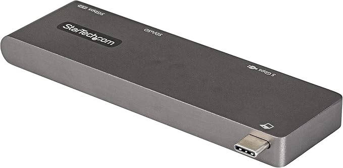 StarTech.com USB C Multiport Adapter for MacBook Pro/Air - USB Type-C to 4K HDMI 100W Power Delivery Pass-Through SD/MicroSD Slot 2-Port USB 3.0 Hub - Portable USB-C Mini Dock (DKT30CMHSDPD)