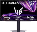 LG 27GX704A-B 27-inch Ultragear QHD (2650x1440) OLED Gaming Monitor 240Hz 0.03ms NVIDIA G-Sync Compatible AMD FreeSync Premium Pro HDR TrueBlack400 HDMI 2.1 DisplayPort Black (Renewed)