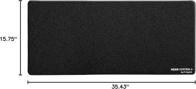 X-Raypad Aqua Control Plus AC+ Gaming Mouse Pad Ultra-High Precision Mouse Pad with Perfect Speed and Control Capability Consistent X and Y Glide Designed for Fps Players with Low DPI Requirements