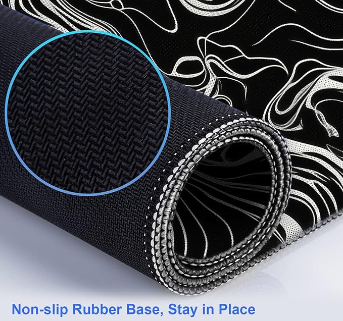 Minimalist Abstract Line XL Mouse Pad Suitable for Home Office and Study Keyboard Mouse Pad 35.4 x 15.7 x 0.12 Inches