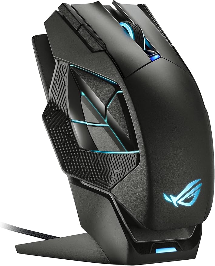 ASUS ROG Strix Scope II 96 Wireless Gaming Keyboard &amp ROG Spatha X Wireless Gaming Mouse &amp ROG Sheath Extended Gaming Mouse Pad