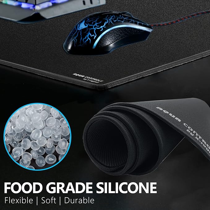 X-Raypad Aqua Control 2 Gaming Mouse Pad Ultra-High Precision Mouse Pad with Perfect Speed and Control Capability Consistent X and Y Glide Designed for Fps Players with Low DPI Requirements