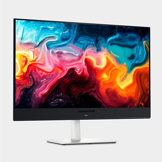 Dell 32 Plus 4K QD-OLED Monitor S3225QC - 31.6-inch (3840 x 2160) 120Hz 0.03ms Display AI-Enhanced 3D Spatial Audio Height/Tilt/Swivel/Slant Adjustment - Ash White