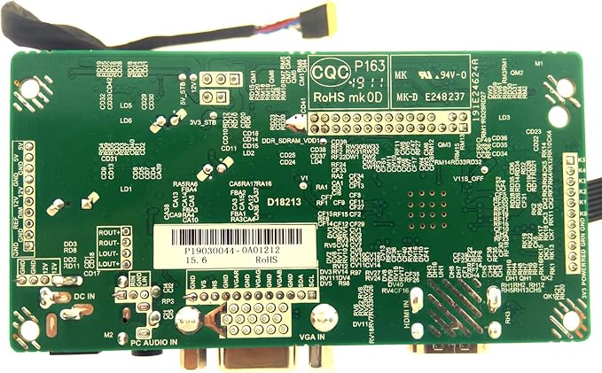 Orange Juice LP156WF6 eDP LCD Panel Control Board Driver Kit 1080P VGA HDMI Video 3.5mm Audio Input