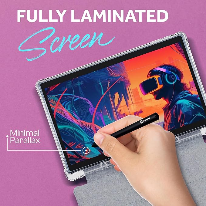 PicassoTab-X14 Standalone Drawing Tablet • No Computer Needed • Largest 14 Laminated Screen • Pro Drawing Apps &amp Tutorials • 4096 Pressure Stylus • Portable Digital Graphic Tablet for Artists -X1