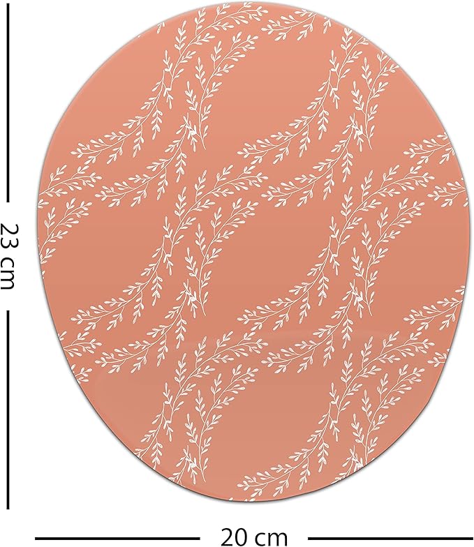 Ergonomic Mouse Pad with Wrist Rest Digital Printed Mouse Mat for Tendon Sheath Problems Non-Slip Base for Office and Home Size: 20 x 23 cm