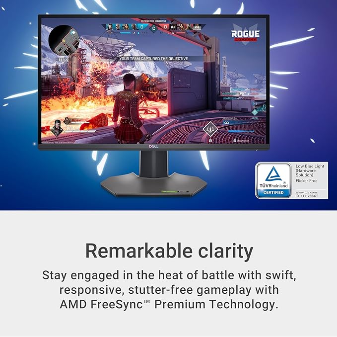 Dell G2524H Gaming Monitor - 24.5-inch FHD (1920x1080) 280Hz 0.5Ms Display AMD FreeSync+NVIDIA G-SYNC Adaptive Sync Technology Height/Pivot/Swivel/Tilt Adjustability - Black (Renewed)
