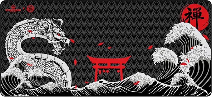Clouded Gates Gaming Desk Mat – Large Extended Mouse &amp Keyboard Pad