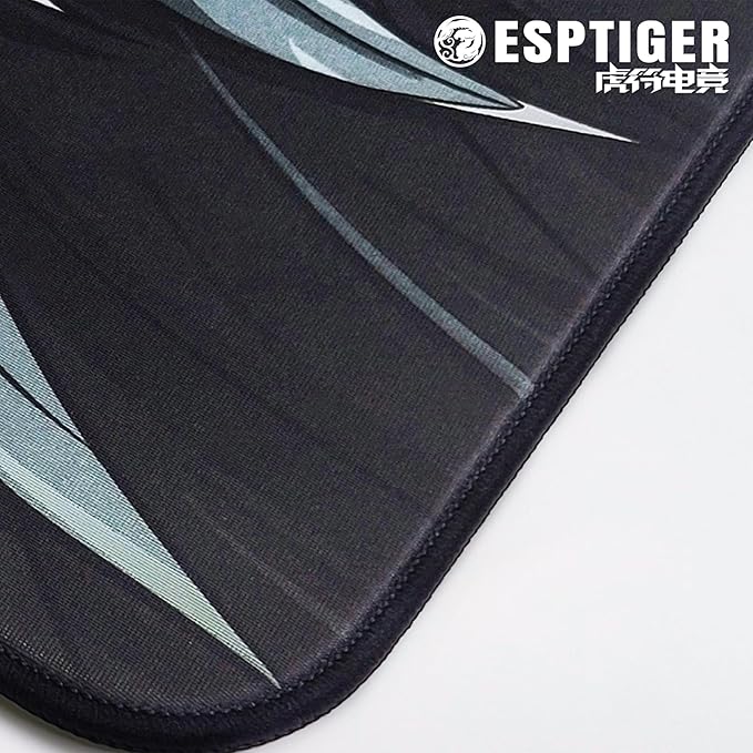 Mouse Pads EspTiger Po Ying (480 x 400 x 4mm) Standard Size Balance Precise Accuracy Control Smooth Large Cloth Gaming Mousepad - Black Wing Armor Design