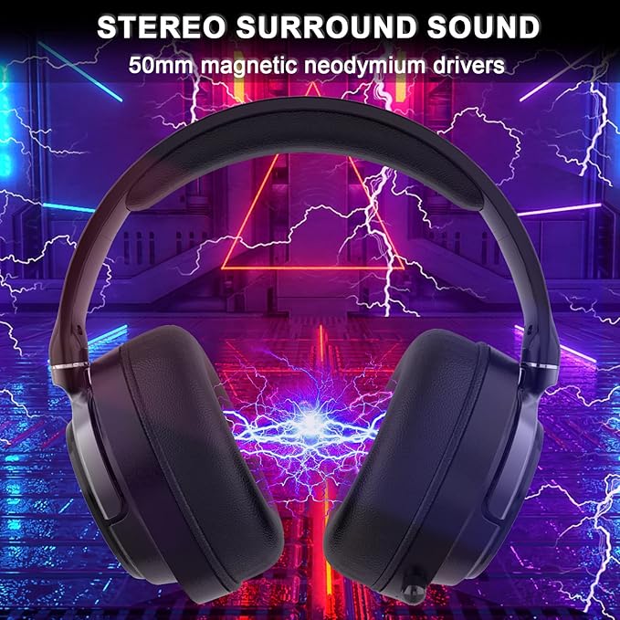 Gaming Headset with Microphone for PC PS4 PS5 Xbox One Xbox Series X|S - 3.5mm Jack Gamer Headphone with Noise Canceling Mic-907 Black