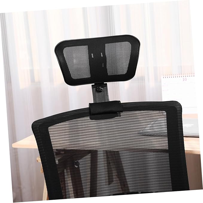 Office Chair Headrest Pillow Mesh Computer Chair Headrest Attachment Neck Support Height Adjustable for Comfortable Use