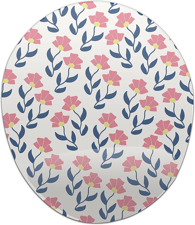Ergonomic Mouse Pad with Wrist Rest Digital Printed Mouse Mat for Tendon Sheath Problems Non-Slip Base for Office and Home Size: 20 x 23 cm