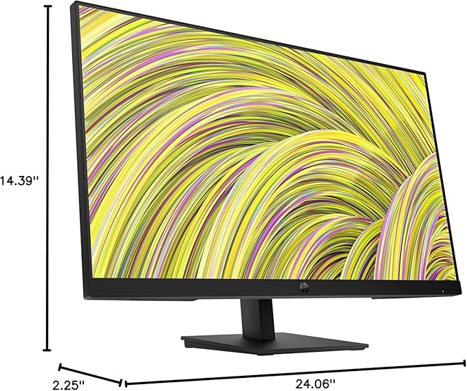 HP P27h G5 27 Class Full HD LCD Monitor - 16:9 - Black - 27 Viewable - in-Plane Switching (IPS) Technology - LED Backlight - 1920 x 1080-16.7 Million Colors - 250 Nit - 5 ms - Speakers - HDMI - VG