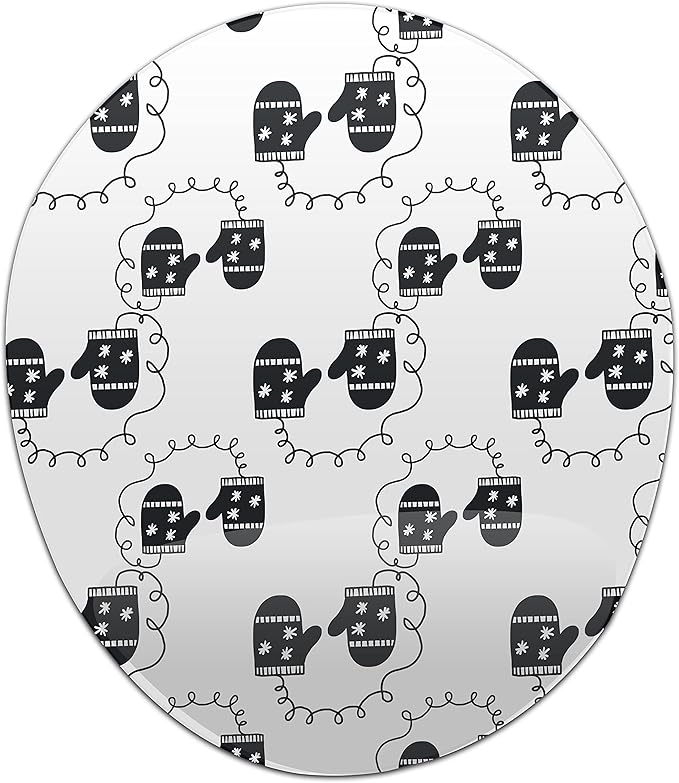 Ergonomic Mouse Pad with Wrist Rest Digital Printed Mouse Mat for Tendon Sheath Problems Non-Slip Base for Office and Home Size: 20 x 23 cm