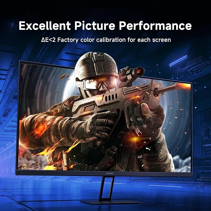 Xiaomi Gaming Monitor 27in 165Hz 1ms GTG 1920*1080 Fast IPS HDR10 FreeSync Premium Professional Calibration 99% sRGB 178° Wide Angle Tilt Adjustment TUV Low Blue Light Computer Screen Desktop Monitor