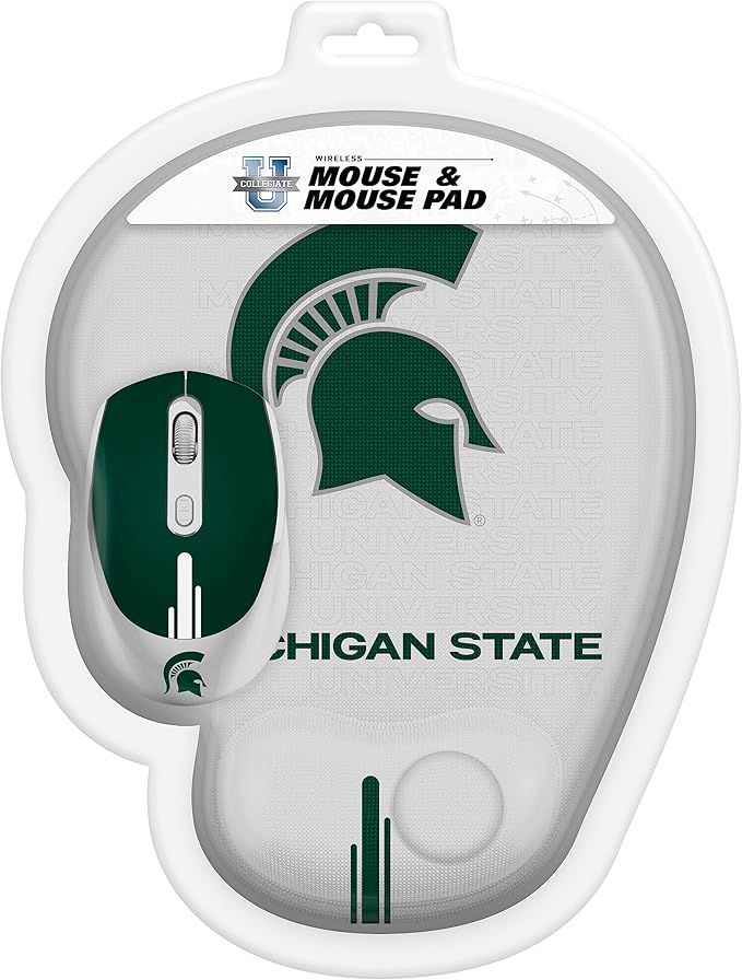 SOAR NCAA Unisex Wireless Mouse and Mouse Pad