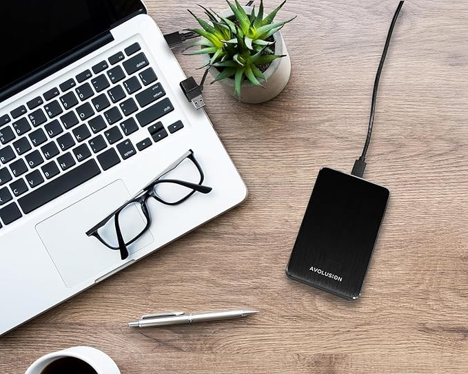 Avolusion M2 Series 2TB USB 3.0 Portable External Hard Drive (for PC/Laptop Windows/Mac OS) - 2 Year Warranty
