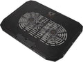 DOITOOL Laptop Cooling Pad Silent Cooling Fan Stand with Enlarged Base for Heat Dissipation Black Desktop Laptop Rack Suitable for Office and Home Use