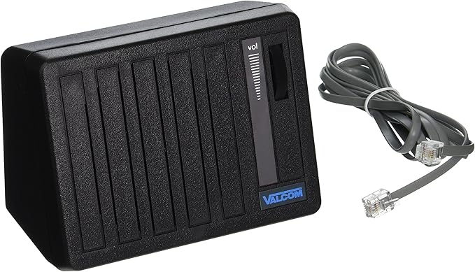 Valcom V-763-BK One Way Desktop and Wall Speaker Black